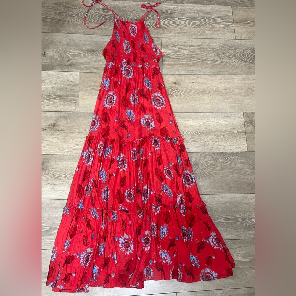 Free People Garden Party floral tiered maxi dress - Picture 3 of 10